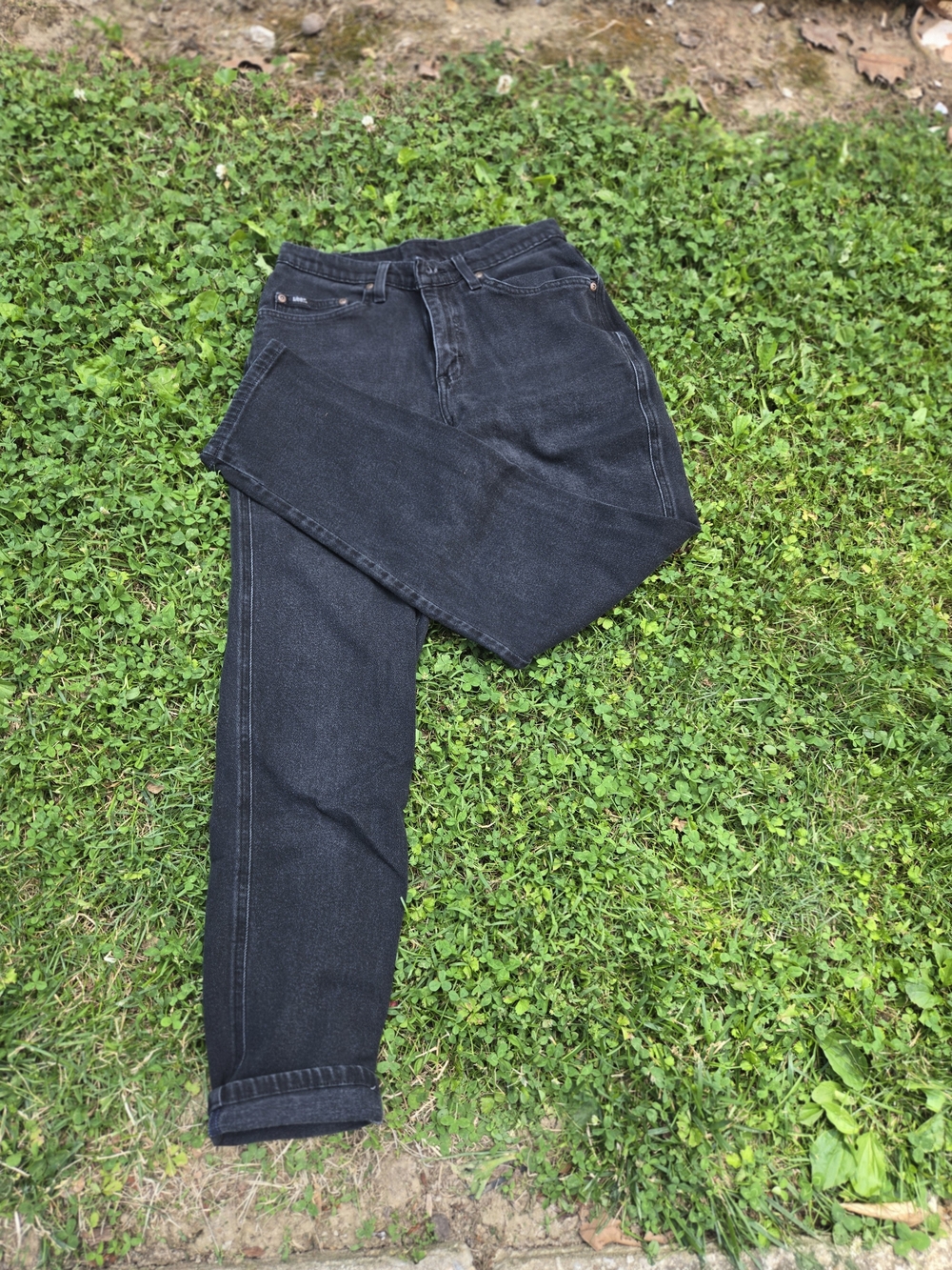 Women’s Wrangler Vintage 80s/90s Retro Black High-Waisted Jeans Size 10M